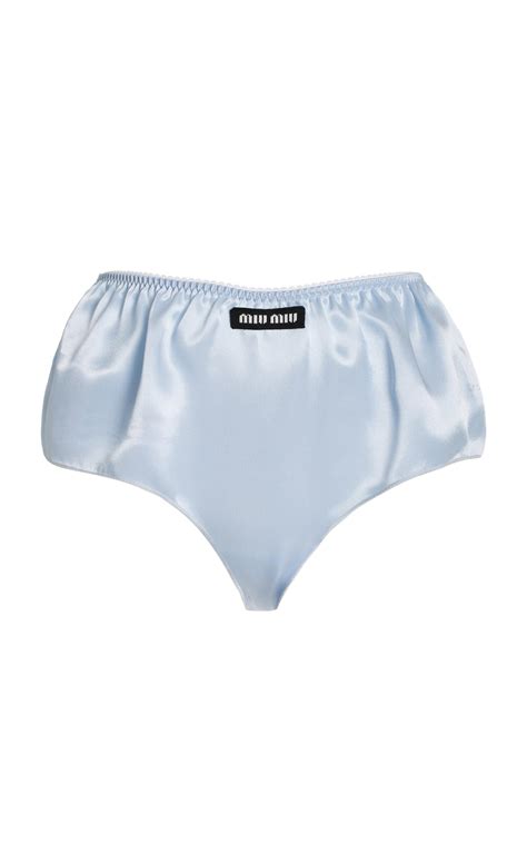 Satin Briefs By Miu Miu 